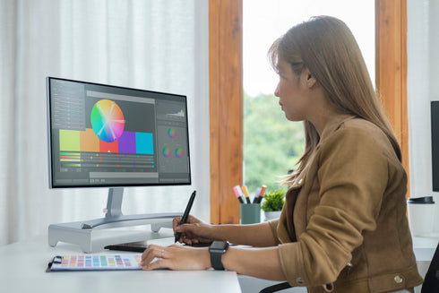 Ultra-Slim Aluminum Monitor Stand