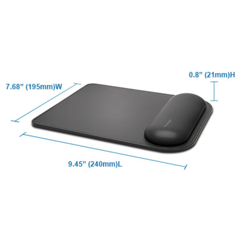ErgoSoft™ Wrist Rest Mouse Pad for Standard Mouse - Black
