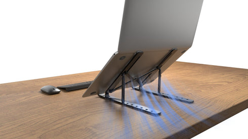 Collapsible Aluminum Laptop Riser