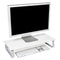 Slim Extra Wide Monitor Stand White