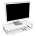 Slim Extra Wide Monitor Stand White
