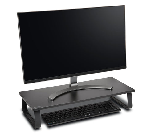 Slim Extra Wide Monitor Stand Black