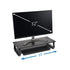 Slim Extra Wide Monitor Stand Black