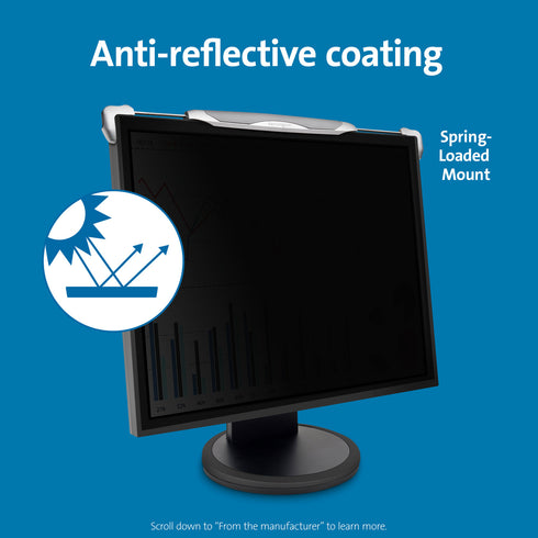 FS270 Snap2™ Privacy Screen for 25”-27” Widescreen Monitors (16:9 / 16:10)