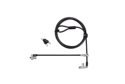Slim N17 2.0 Keyed Dual Head Laptop Lock for Wedge-Shaped Slots