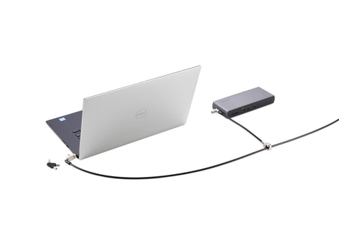 Slim N17 2.0 Keyed Dual Head Laptop Lock for Wedge-Shaped Slots