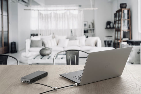 Slim N17 2.0 Keyed Dual Head Laptop Lock for Wedge-Shaped Slots