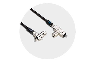 Slim N17 2.0 Keyed Dual Head Laptop Lock for Wedge-Shaped Slots