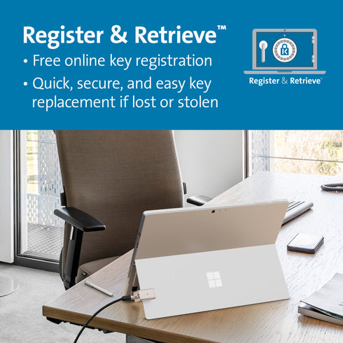 Keyed Cable Lock for Surface Pro and Surface Go