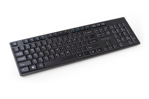 Pro Fit® Low-Profile Wireless Keyboard with Spill-Proof Keyboard with Multimedia Keys & AES Encryption