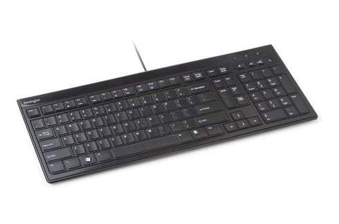 Slim Type Wired USB Keyboard with Quiet Keys