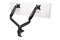 SmartFit® One-Touch Height Adjustable Dual Monitor Arm - Black