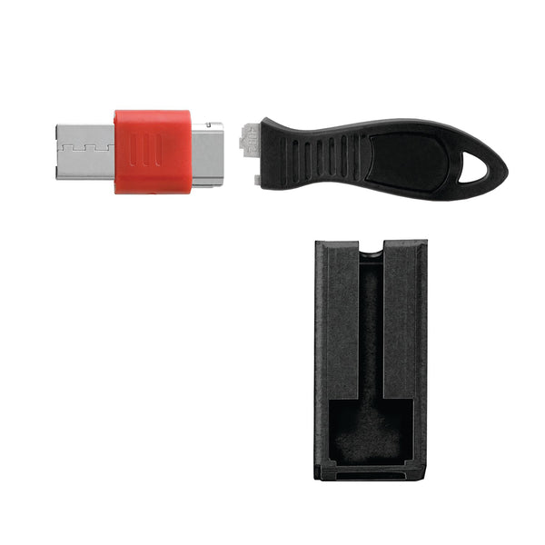 USB Port Blocker + Square Cable Guard