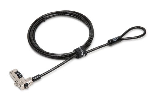 Slim N17 Combination Laptop Lock for Wedge-Shaped Slots