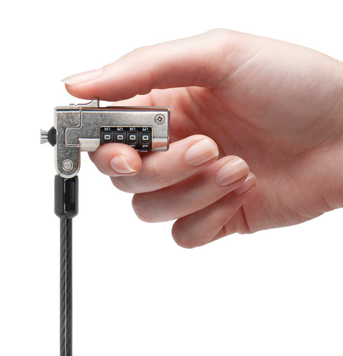 Slim N17 Combination Laptop Lock for Wedge-Shaped Slots
